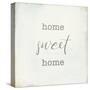 Home Sweet Home I Script-Wild Apple Portfolio-Stretched Canvas