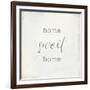 Home Sweet Home I Script-Wild Apple Portfolio-Framed Art Print