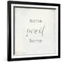 Home Sweet Home I Script-Wild Apple Portfolio-Framed Art Print