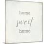 Home Sweet Home I Script-Wild Apple Portfolio-Mounted Art Print