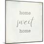 Home Sweet Home I Script-Wild Apple Portfolio-Mounted Art Print