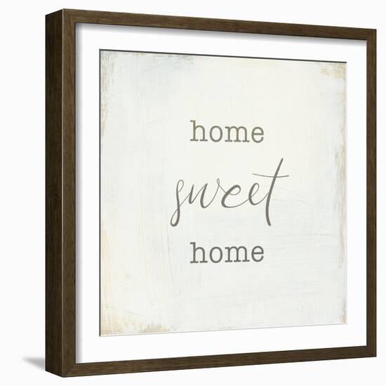 Home Sweet Home I Script-Wild Apple Portfolio-Framed Art Print