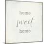 Home Sweet Home I Script-Wild Apple Portfolio-Mounted Art Print