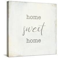 Home Sweet Home I Script-Wild Apple Portfolio-Stretched Canvas