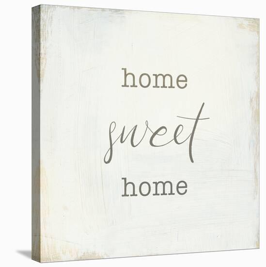 Home Sweet Home I Script-Wild Apple Portfolio-Stretched Canvas