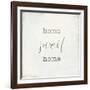 Home Sweet Home I Script-Wild Apple Portfolio-Framed Art Print