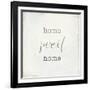 Home Sweet Home I Script-Wild Apple Portfolio-Framed Art Print