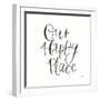 Home Sweet Home II BW-Jenaya Jackson-Framed Art Print