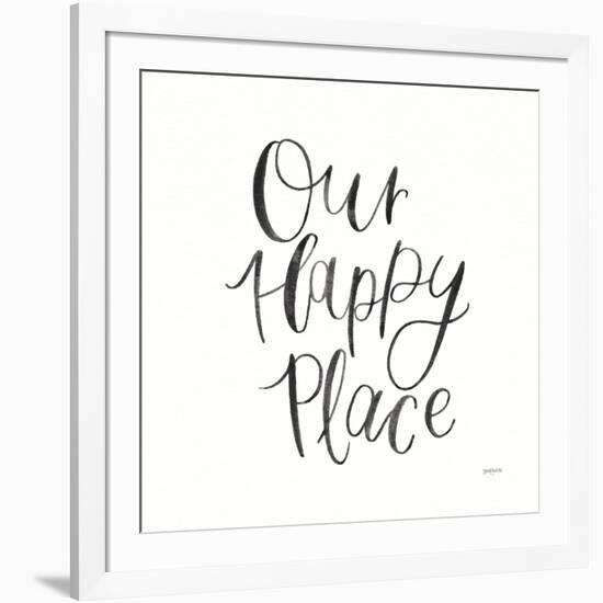 Home Sweet Home II BW-Jenaya Jackson-Framed Art Print