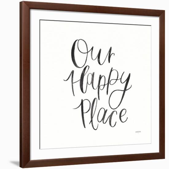 Home Sweet Home II BW-Jenaya Jackson-Framed Art Print