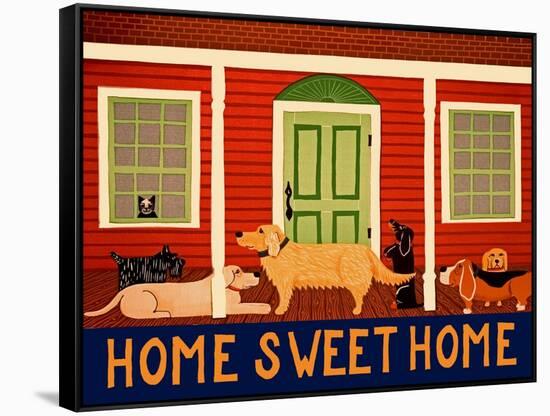 Home Sweet Home Ii-Stephen Huneck-Framed Stretched Canvas