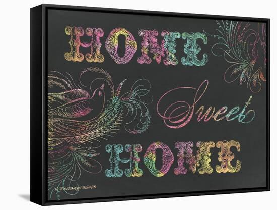 Home Sweet Home III-Gwendolyn Babbitt-Framed Stretched Canvas