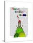 Home Sweet Home Illustration-Fab Funky-Stretched Canvas
