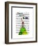 Home Sweet Home Illustration-Fab Funky-Framed Art Print