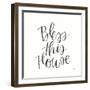 Home Sweet Home IV BW-Jenaya Jackson-Framed Art Print