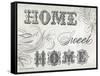 Home Sweet Home IV-Gwendolyn Babbitt-Framed Stretched Canvas