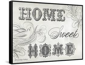 Home Sweet Home IV-Gwendolyn Babbitt-Framed Stretched Canvas