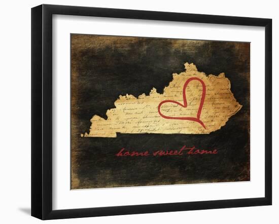 Home Sweet Home KY-Jace Grey-Framed Art Print