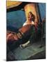 Home Sweet Home (or Man on ship with Accordion)-Norman Rockwell-Mounted Giclee Print