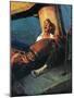 Home Sweet Home (or Man on ship with Accordion)-Norman Rockwell-Mounted Giclee Print