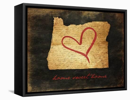 Home Sweet Home OR-Jace Grey-Framed Stretched Canvas