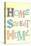 Home Sweet Home Retro-null-Stretched Canvas