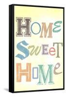 Home Sweet Home Retro-null-Framed Stretched Canvas