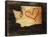 Home Sweet Home WA-Jace Grey-Framed Stretched Canvas