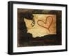 Home Sweet Home WA-Jace Grey-Framed Art Print