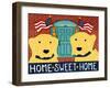 Home Sweet Home Yellow Yellow-Stephen Huneck-Framed Giclee Print