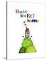 Home Sweet Home-Fab Funky-Stretched Canvas