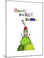 Home Sweet Home-Fab Funky-Mounted Art Print