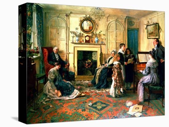 Home Sweet Home-Walter Dendy Sadler-Stretched Canvas