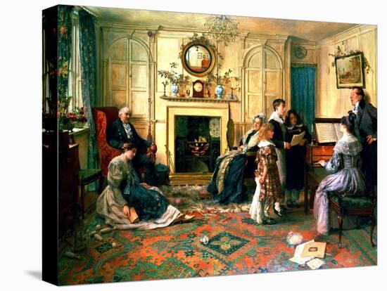 Home Sweet Home-Walter Dendy Sadler-Stretched Canvas