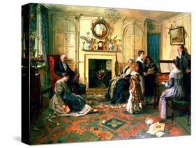 Home Sweet Home-Walter Dendy Sadler-Stretched Canvas