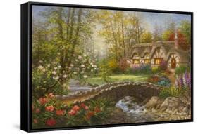 Home Sweet Home-Nicky Boehme-Framed Stretched Canvas