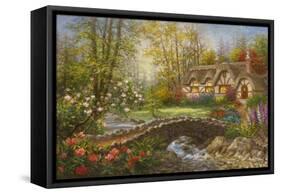 Home Sweet Home-Nicky Boehme-Framed Stretched Canvas