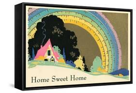 Home Sweet Home-null-Framed Stretched Canvas