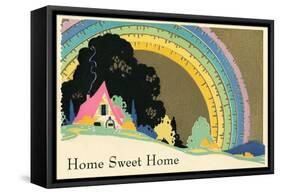 Home Sweet Home-null-Framed Stretched Canvas