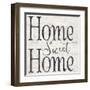 Home Sweet Home-Denise Brown-Framed Art Print