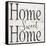 Home Sweet Home-Denise Brown-Framed Stretched Canvas