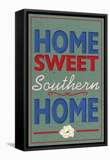 Home Sweet Southern Home-Julie Goonan-Framed Stretched Canvas