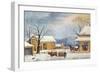 Home To Thanksgiving, 1867-Currier & Ives-Framed Premium Giclee Print