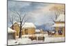 Home To Thanksgiving, 1867-Currier & Ives-Mounted Premium Giclee Print