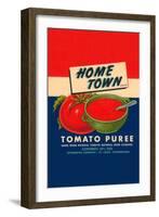 Home Town Brand Tomato Puree-null-Framed Art Print