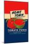 Home Town Brand Tomato Puree-null-Mounted Art Print