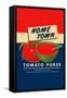 Home Town Brand Tomato Puree-null-Framed Stretched Canvas