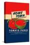 Home Town Brand Tomato Puree-null-Stretched Canvas
