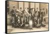 Home Town Marching Band-null-Framed Stretched Canvas