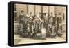 Home Town Marching Band-null-Framed Stretched Canvas